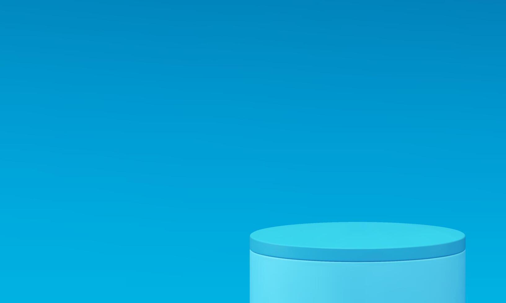 3d pedestal cylinder basic foundation architecture construction design realistic illustration vector