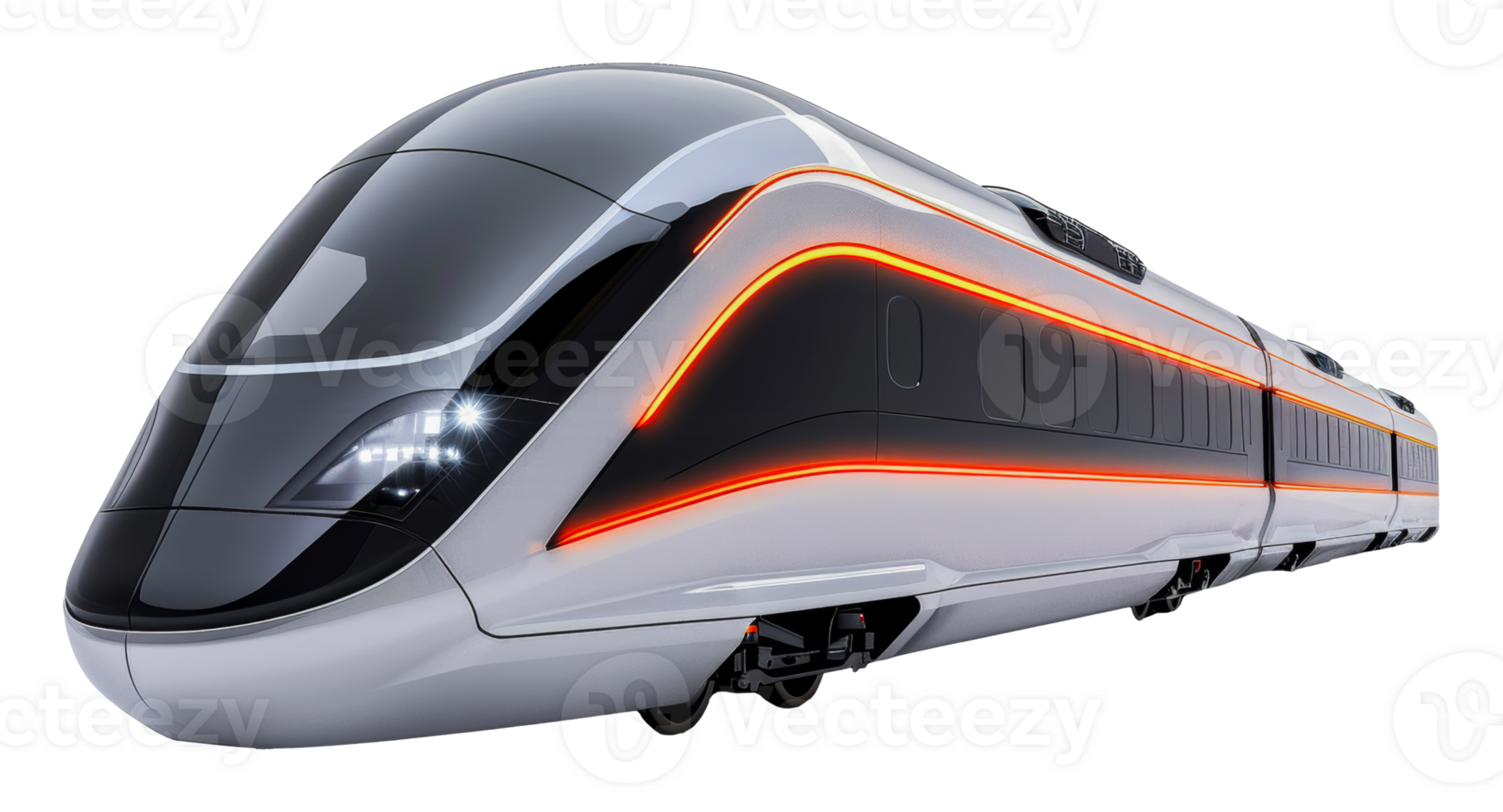 Modern high-speed train png