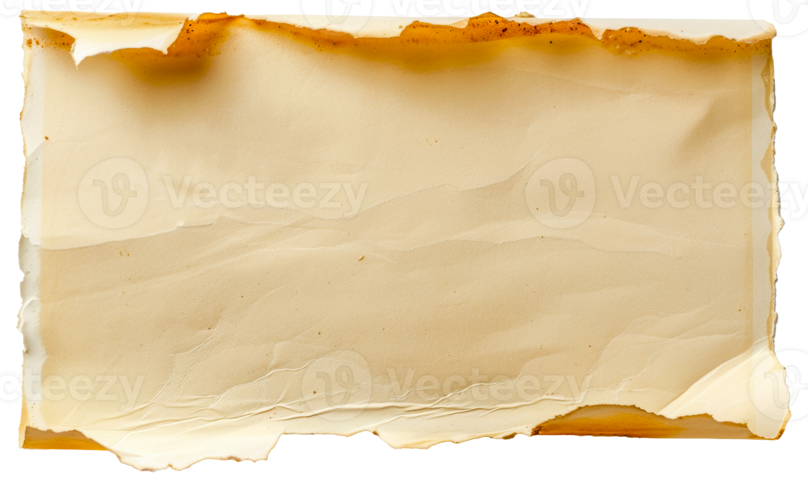 A torn piece of paper - stock .. png
