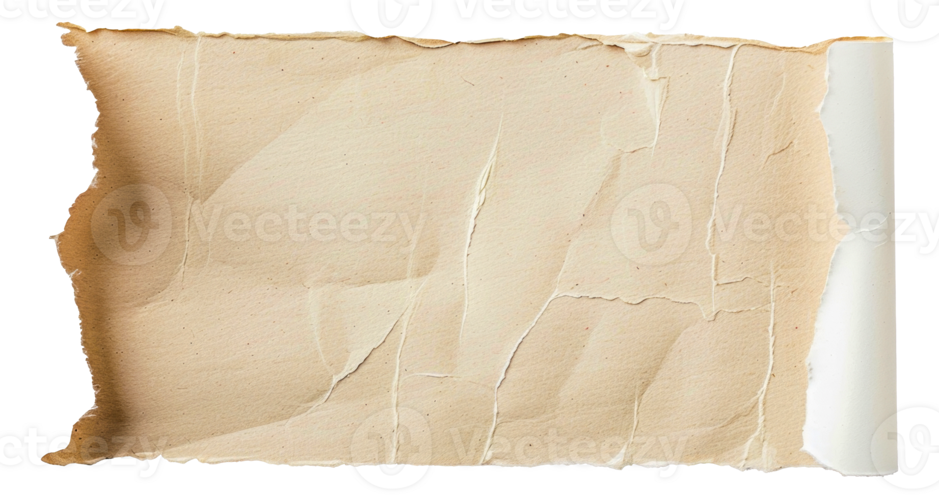 A torn piece of paper - stock .. png