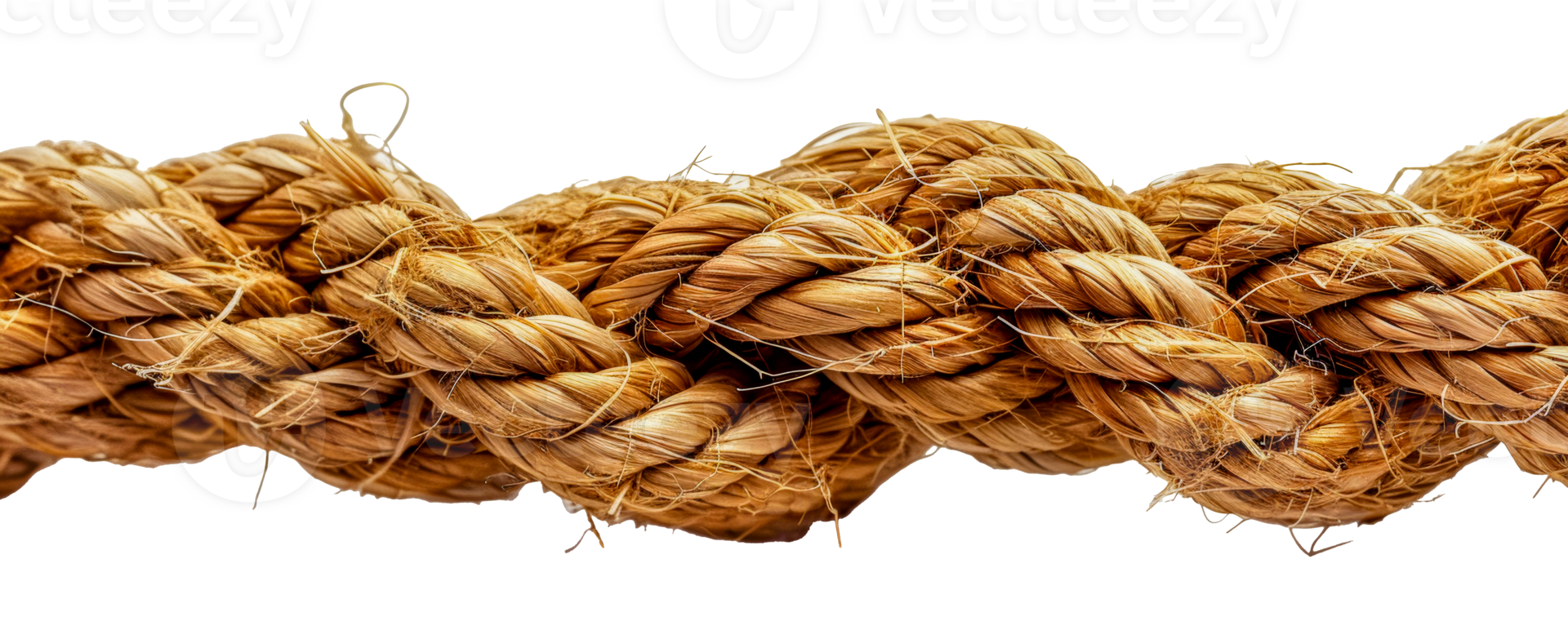 close texture of twisted rope, cut out - stock . png
