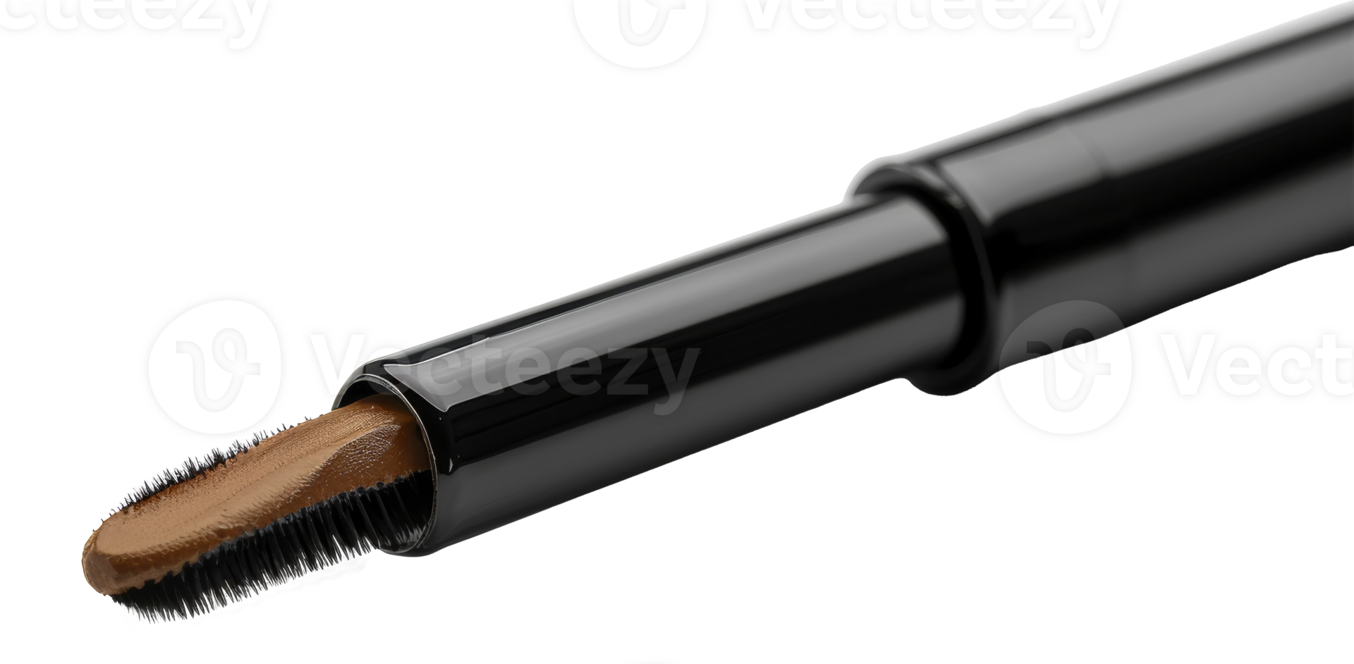 Mascara brush with brown cream png