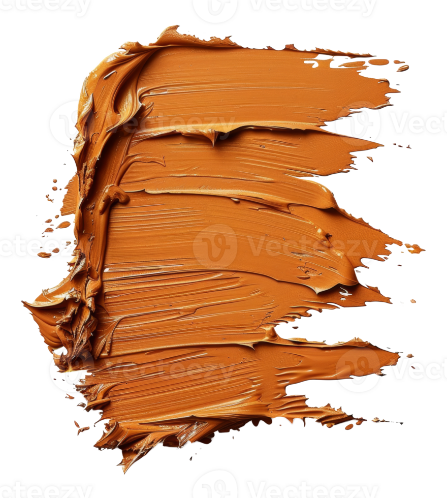 Dynamic splash of vibrant orange paint on transparent background - stock .. png