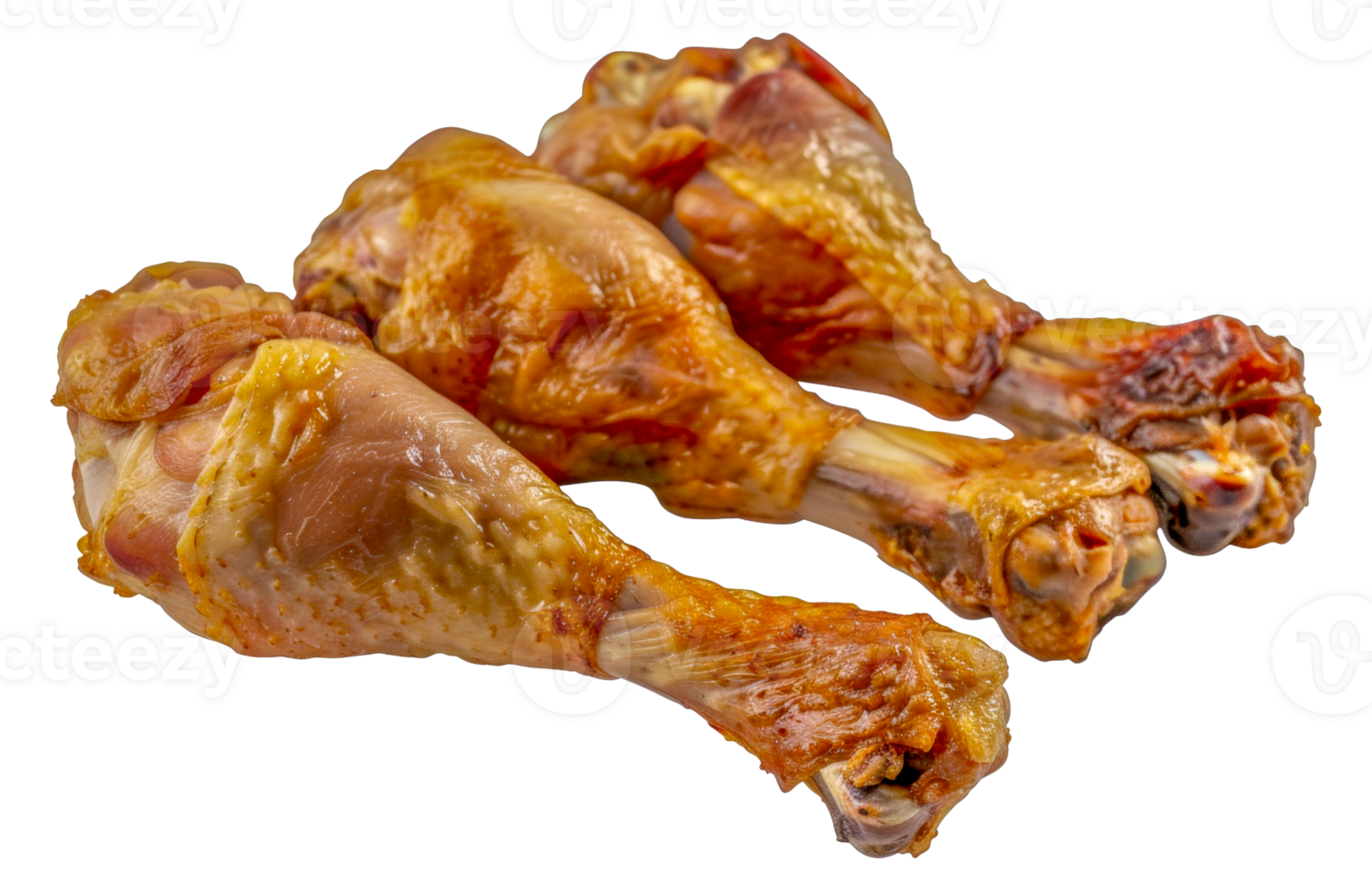 Three pieces of chicken - stock .. png