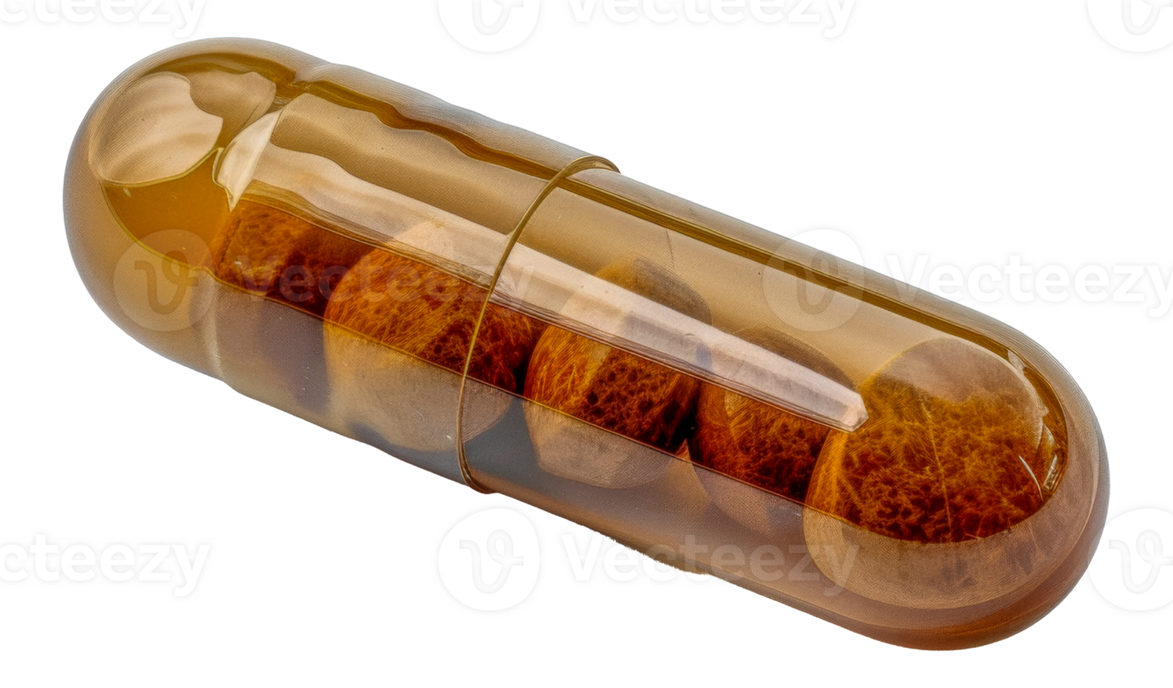 A pill is shown in a plastic container - stock .. png