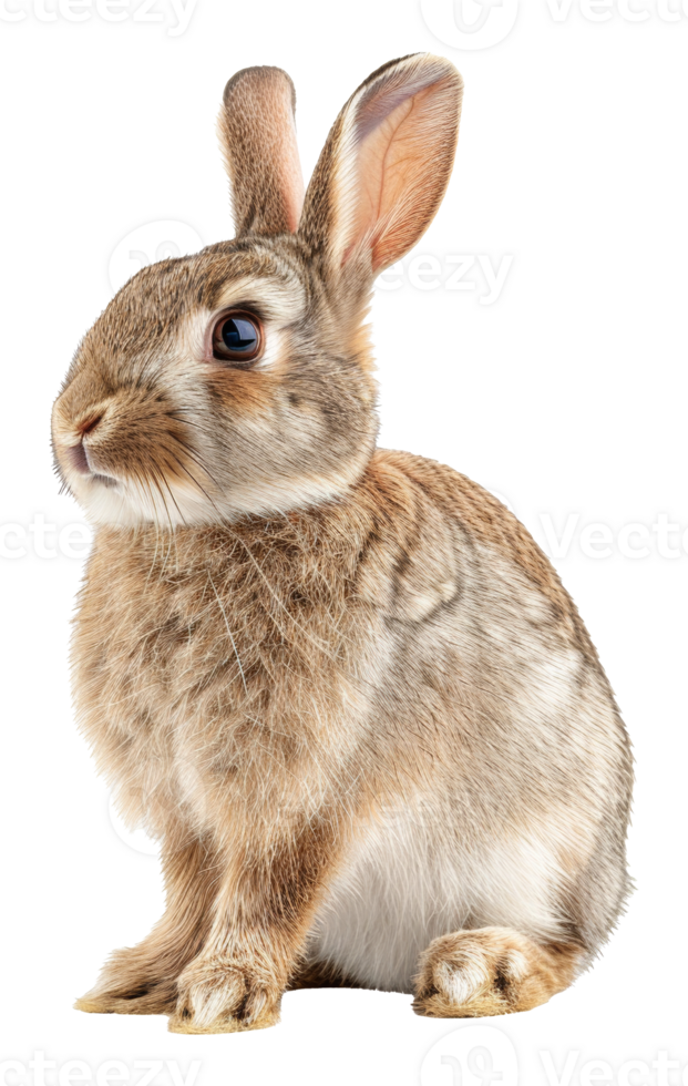 A rabbit is sitting - stock .. png