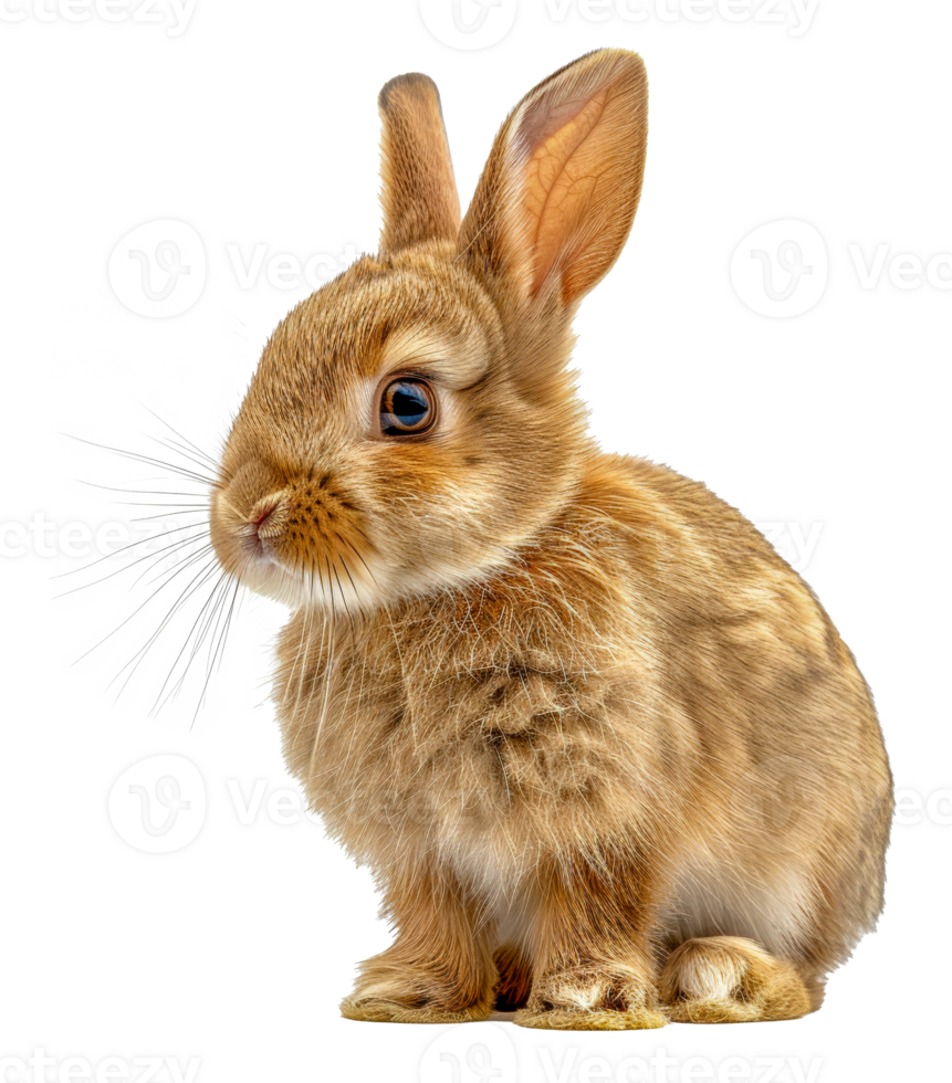 A rabbit is sitting - stock .. png