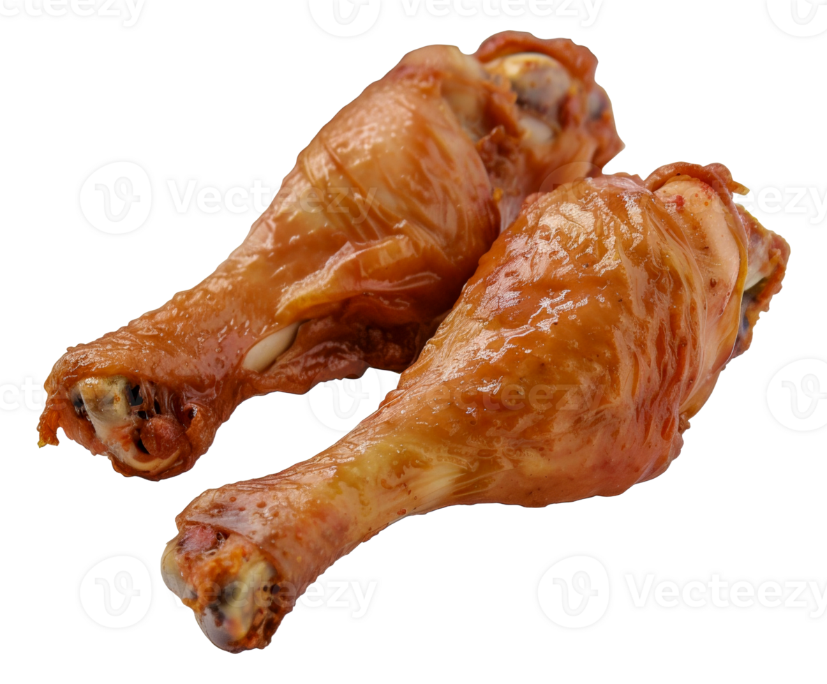 Two pieces of chicken with a lot of fat on them - stock .. png