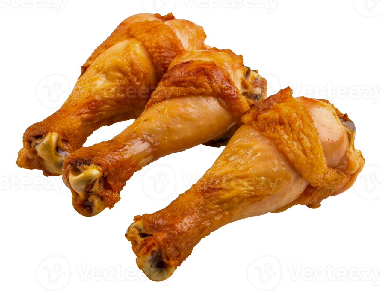 Three pieces of chicken - stock .. png