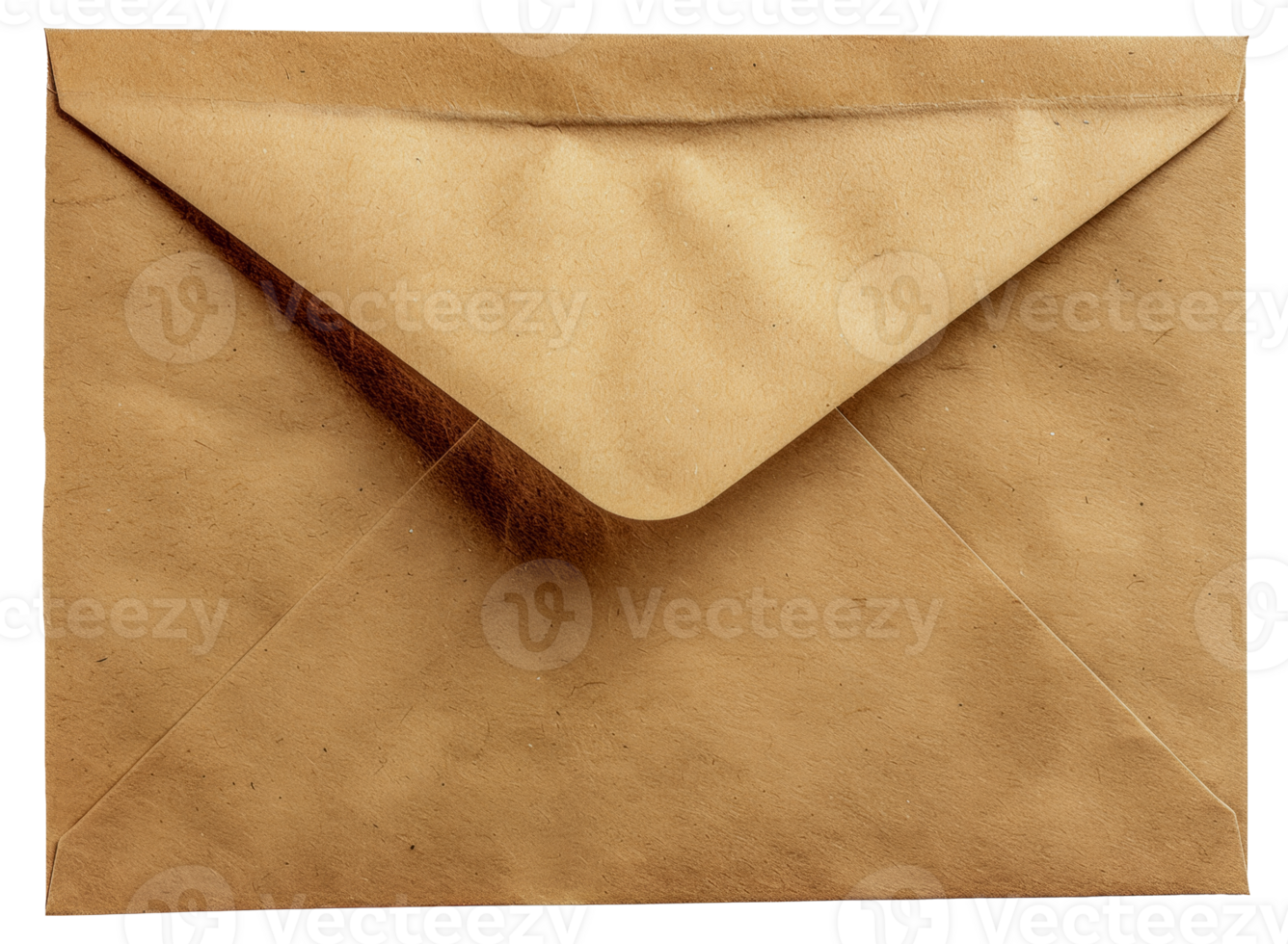 A brown envelope - stock .. png