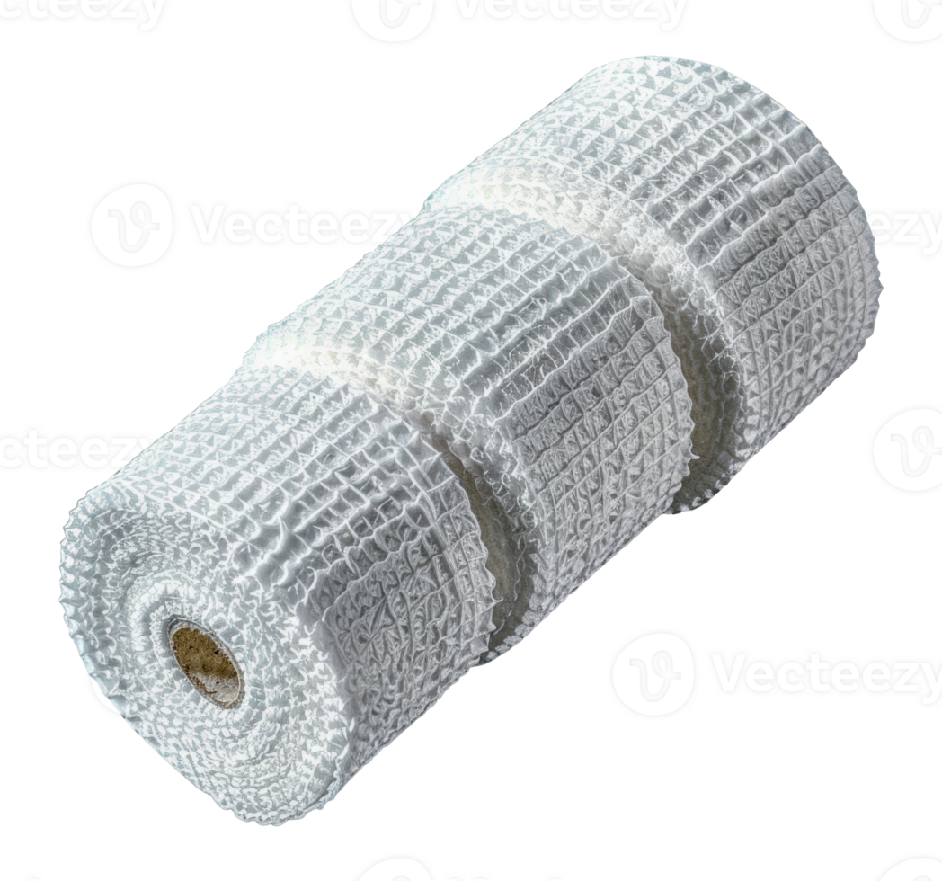 White textured bandage rolls, cut out stock .. 45912080 PNG