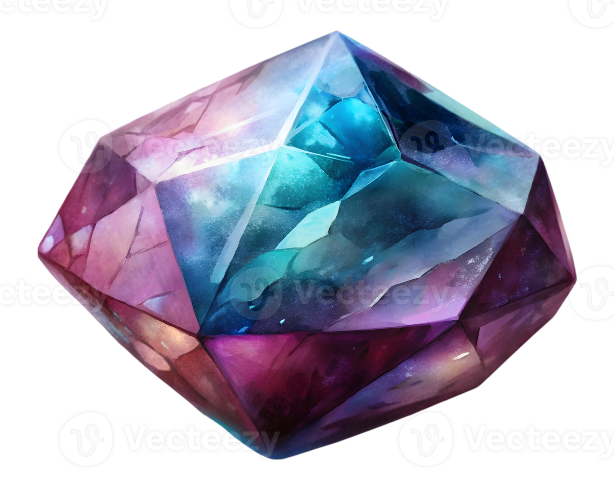Alexandrite Gemstone Grain Illustration Isolated on Transparent Background png
