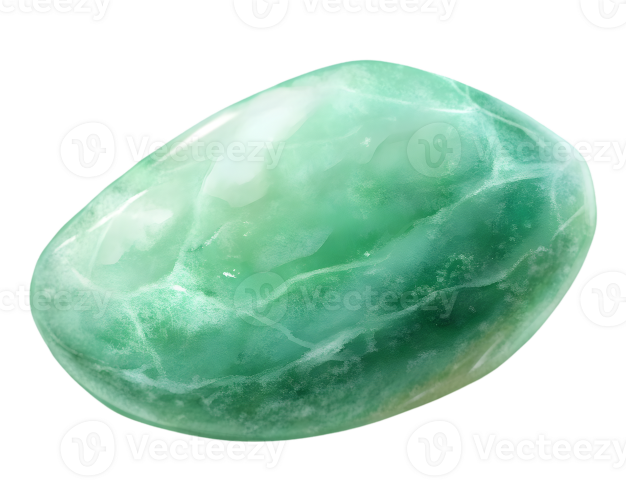 Jadeite Gemstone Grain Illustration Isolated on Transparent Background png