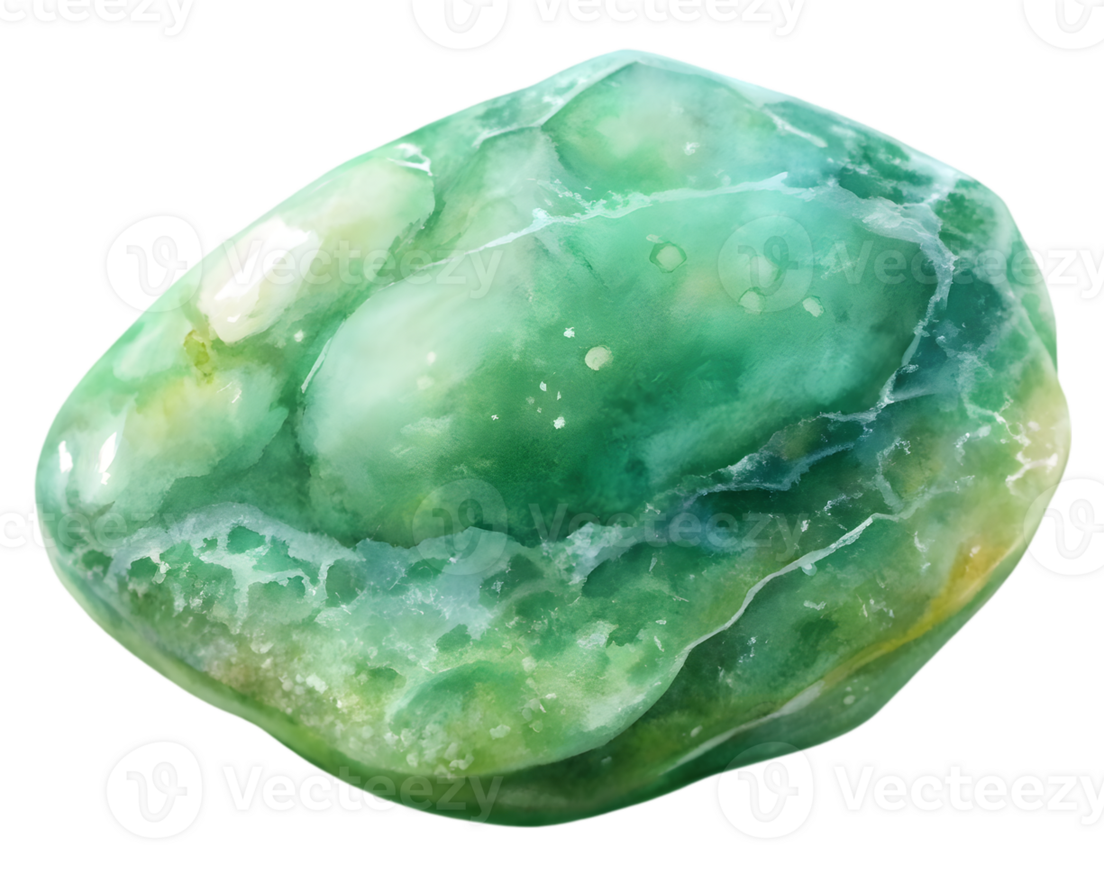 Nephrite Gemstone Grain Illustration Isolated on Transparent Background png