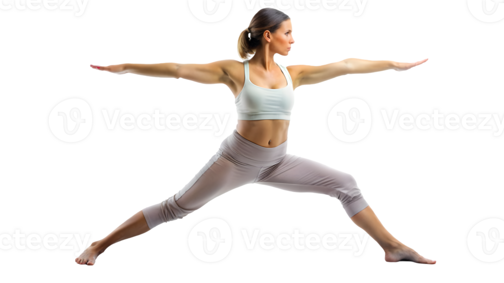 Yoga Pose Isolated on Transparent Background png