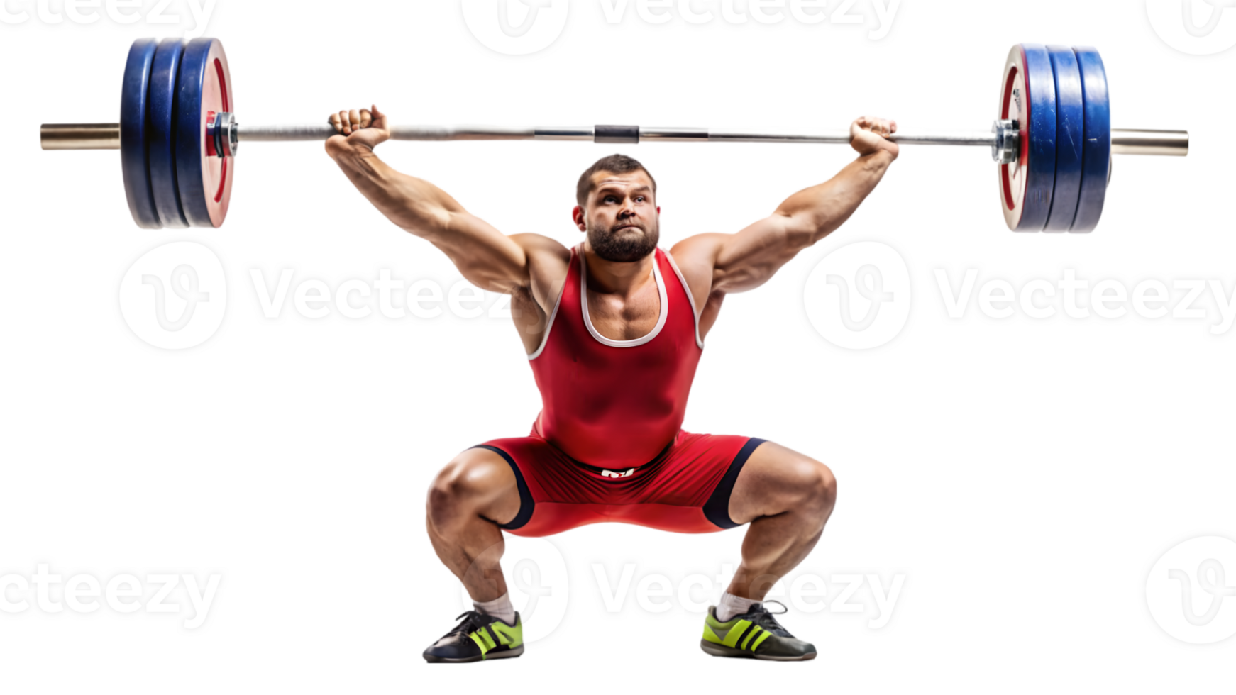 Weightlifting Isolated on Transparent Background png