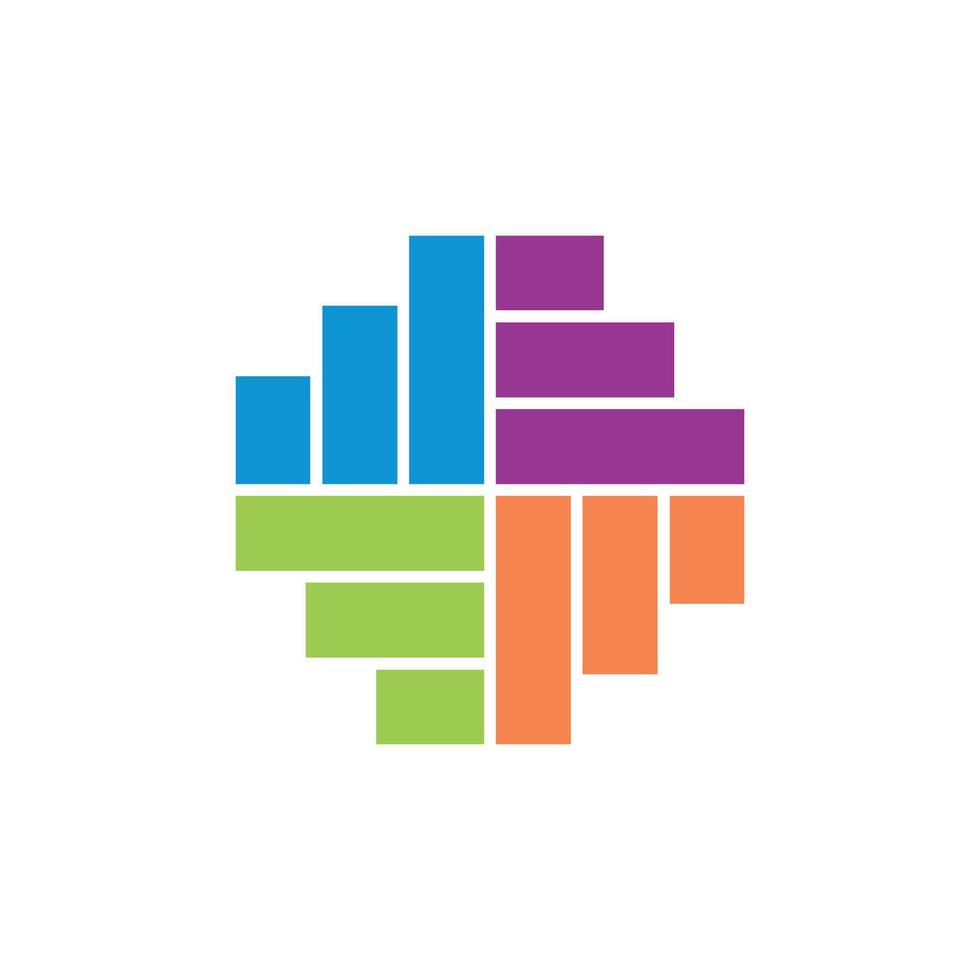 Stock Exchange Icon Logo Template, EPS 10. vector