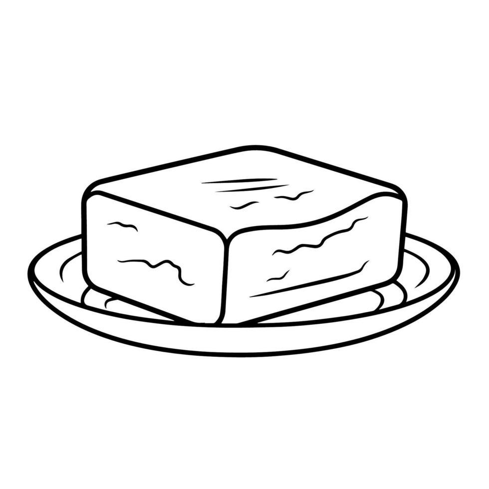 Clean design of a soap bar outline icon, perfect for hygiene-related graphics. vector