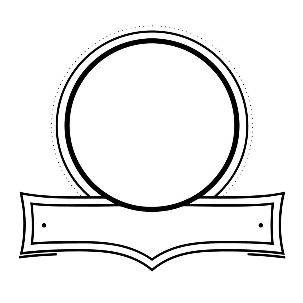 Prestigious outline icon of an excellence emblem, perfect for awards designs. vector