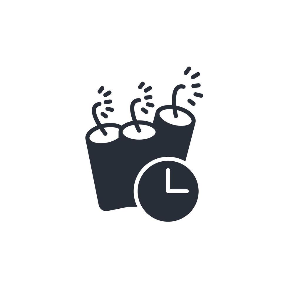 dynamite icon. .Editable stroke.linear style sign for use web design,logo.Symbol illustration. vector