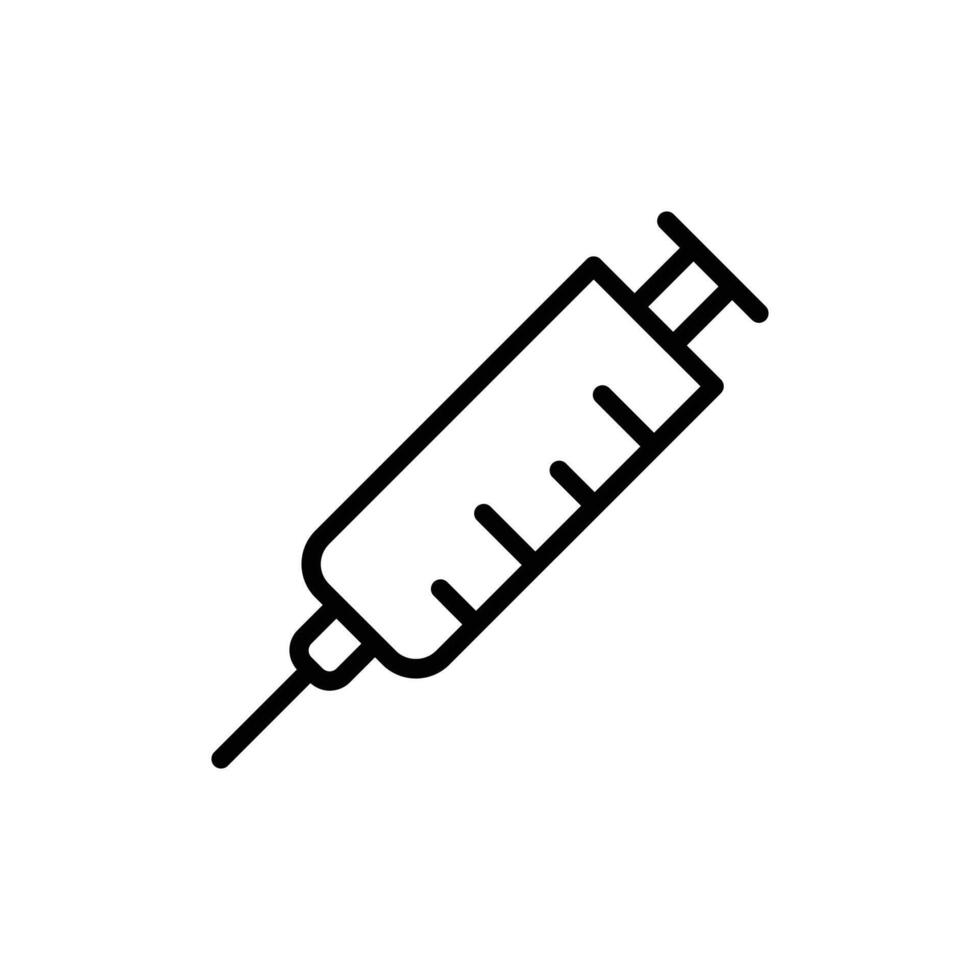 injection symbol icon vector