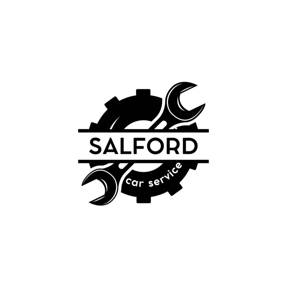 a logo for auto services company vector