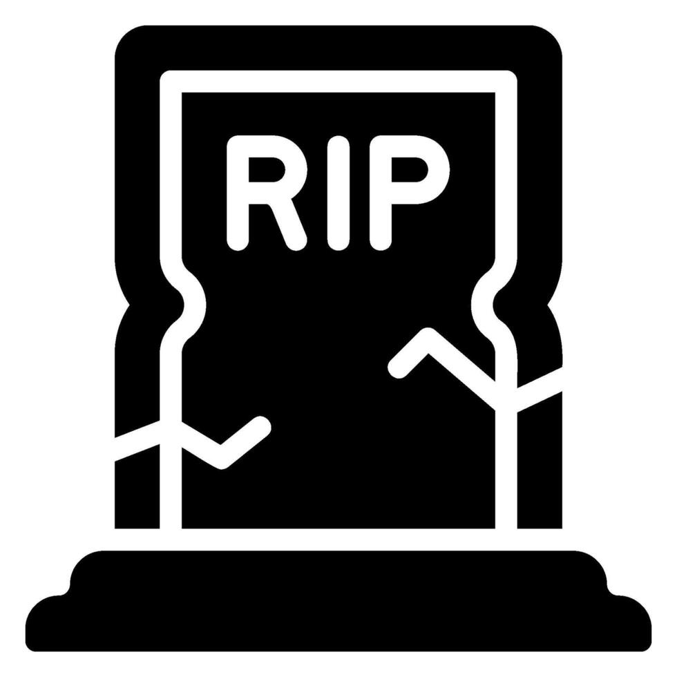 thriller glyph icon vector