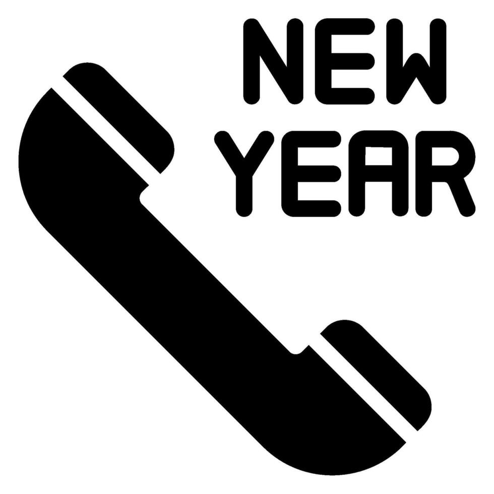 phone call glyph icon vector