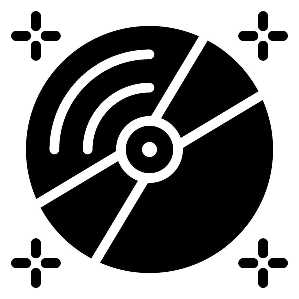 cd glyph icon vector