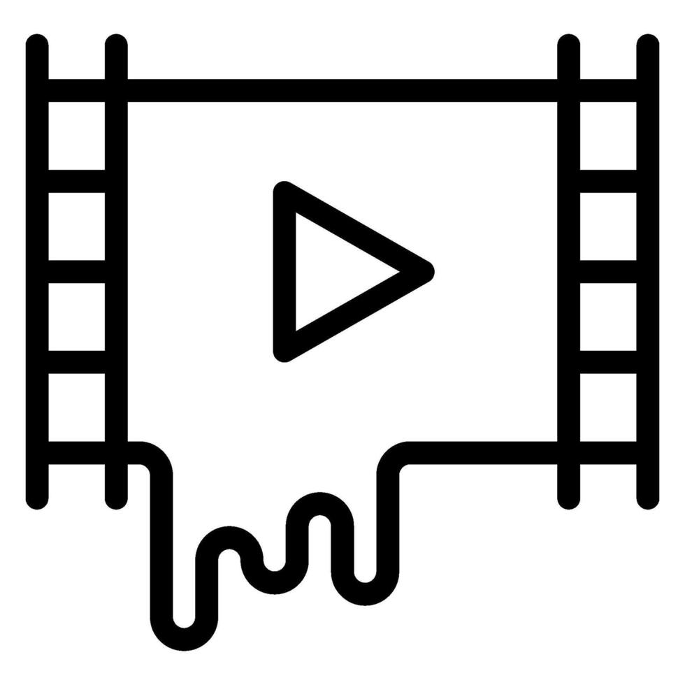 thriller line icon vector