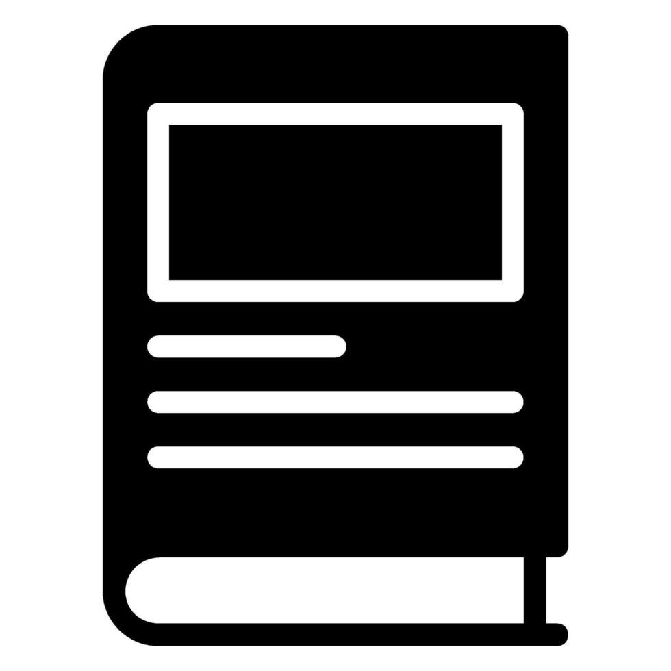 documentary glyph icon vector