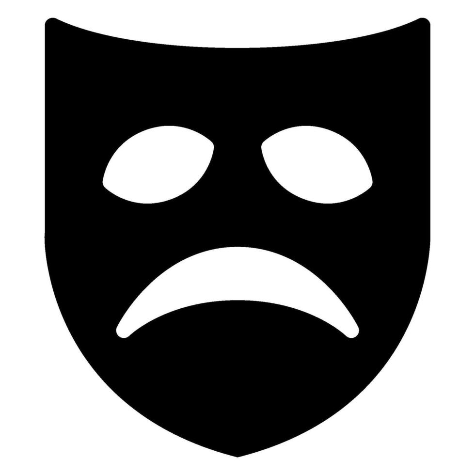 drama glyph icon vector