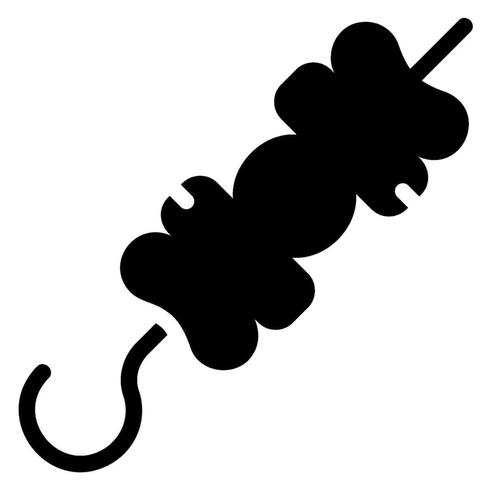 bbq glyph icon vector