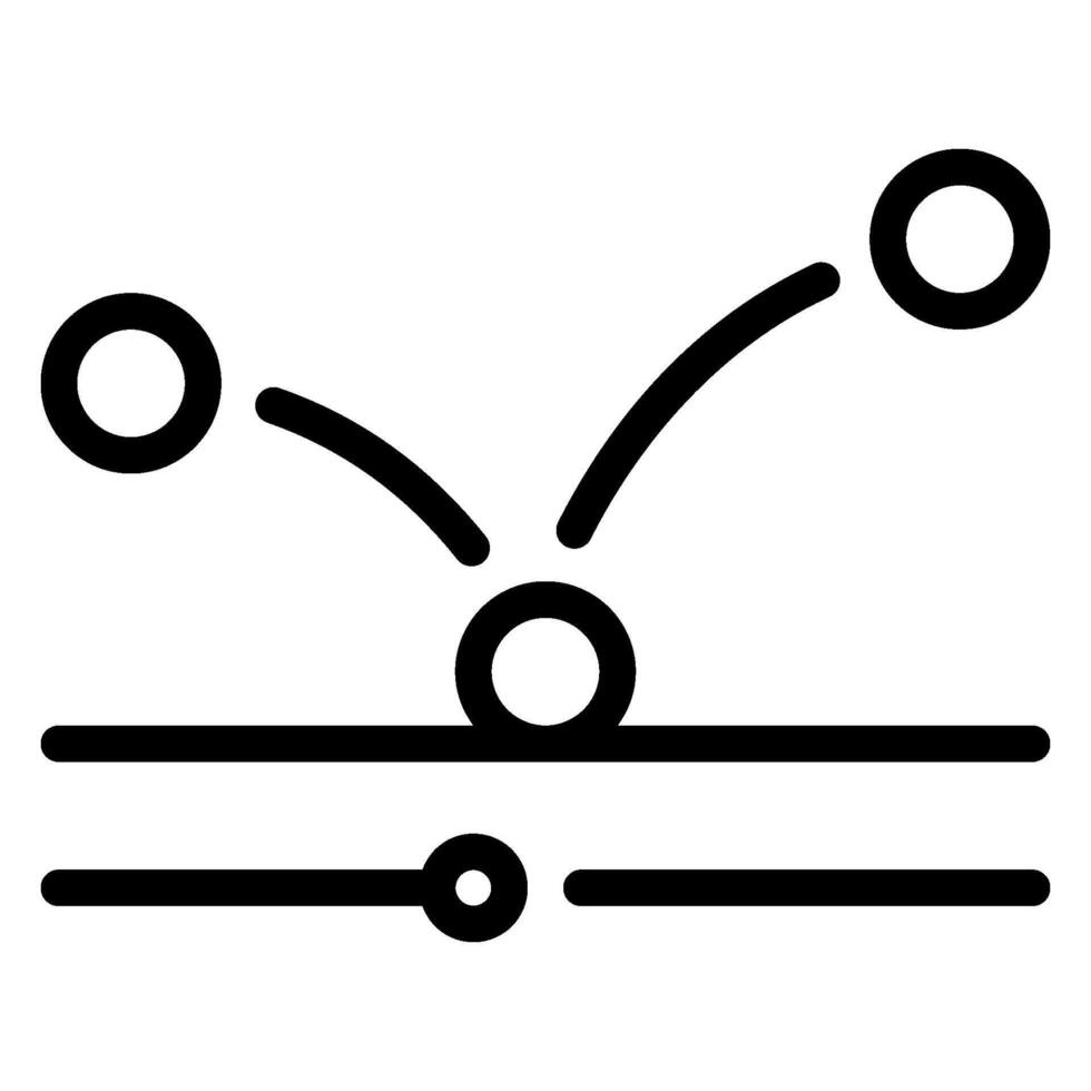 animation line icon vector