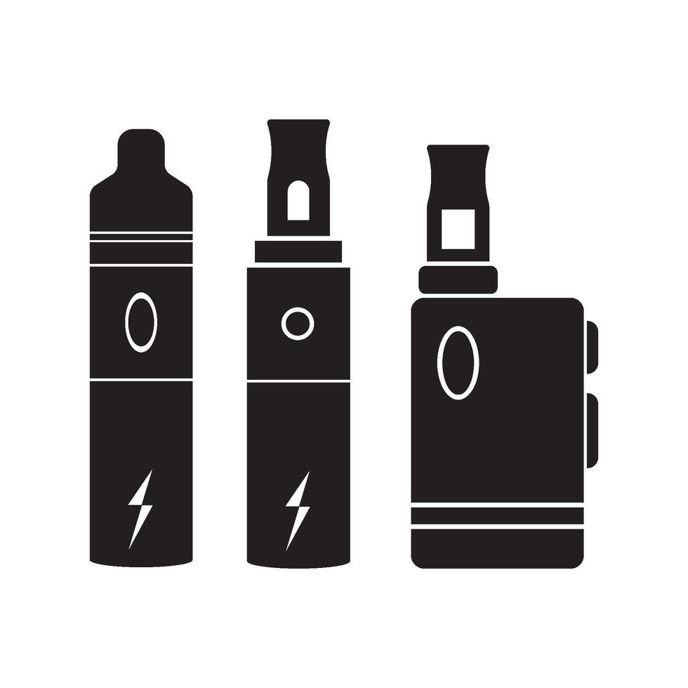 Vape smoking tool icon vector