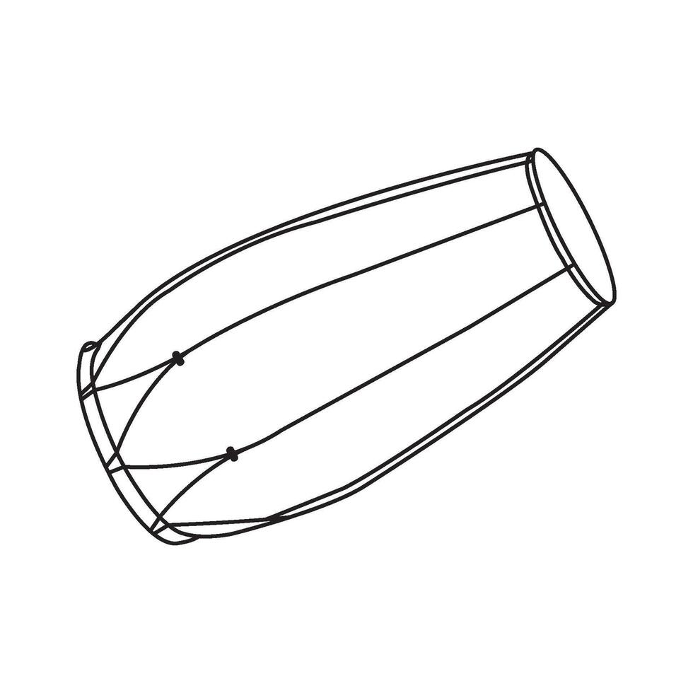 Kendang icon desain vector