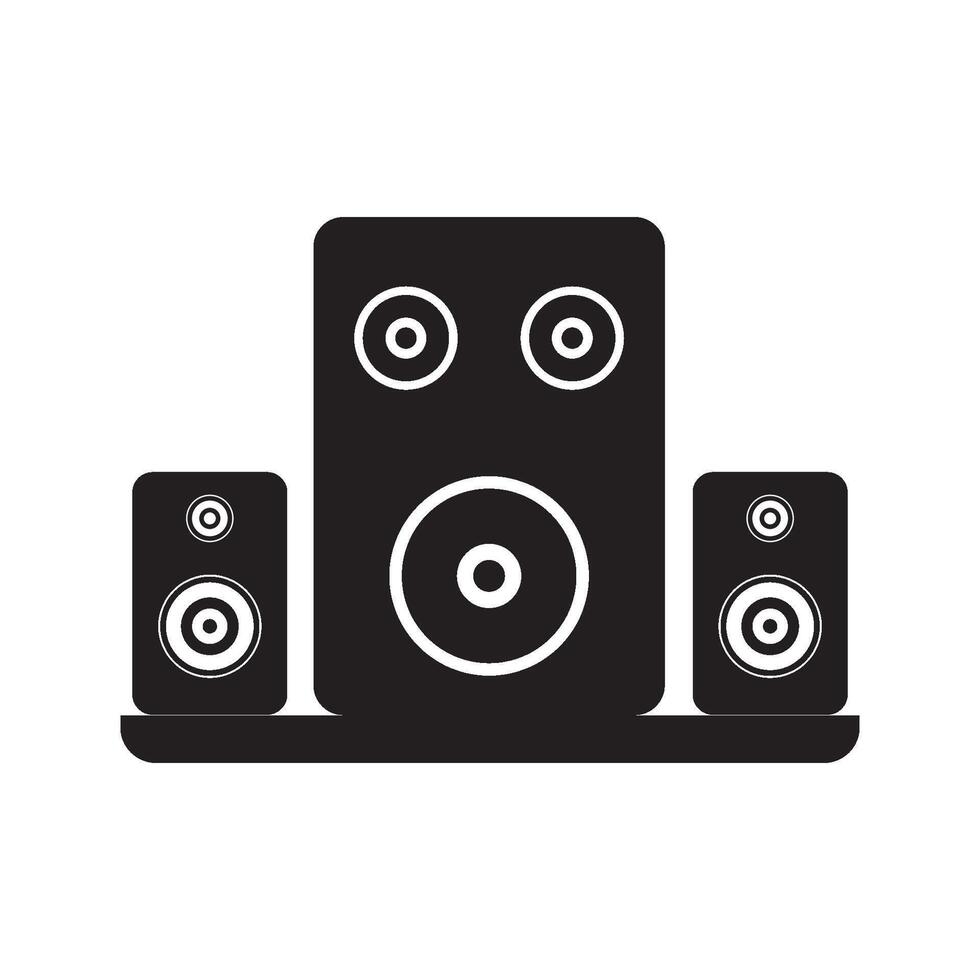sound system logo vector