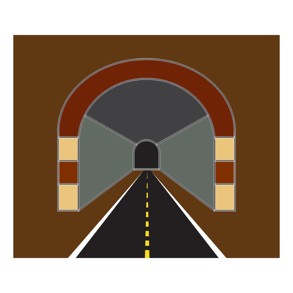 tunnel icon design vector