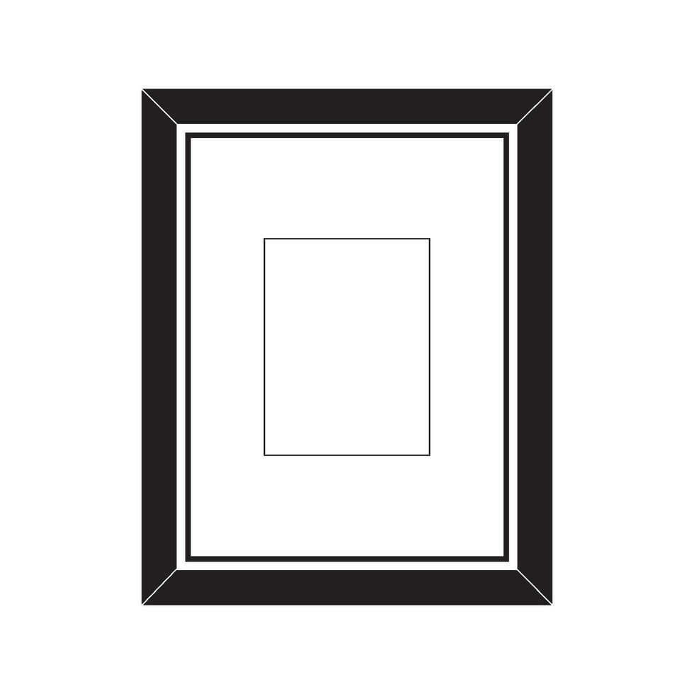 photo frame icon vector