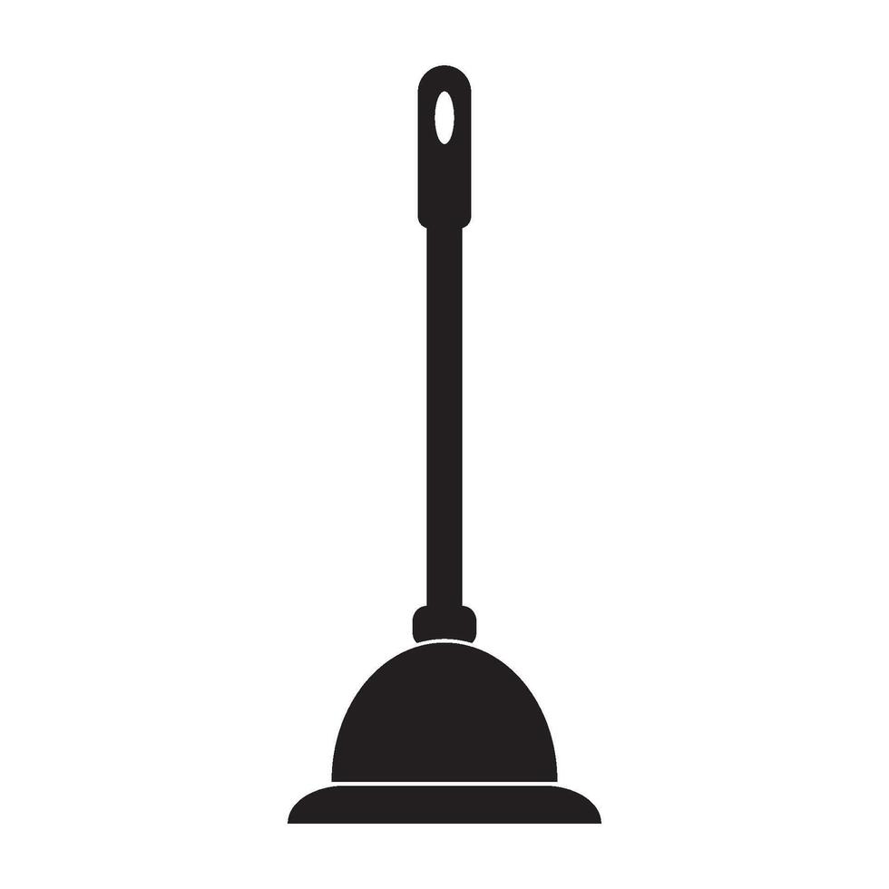 Toilet plunger icon vector