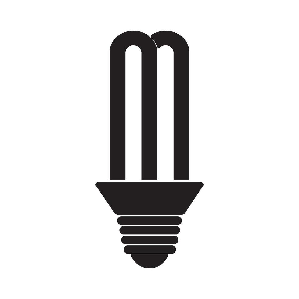 electric light bulb icon vector