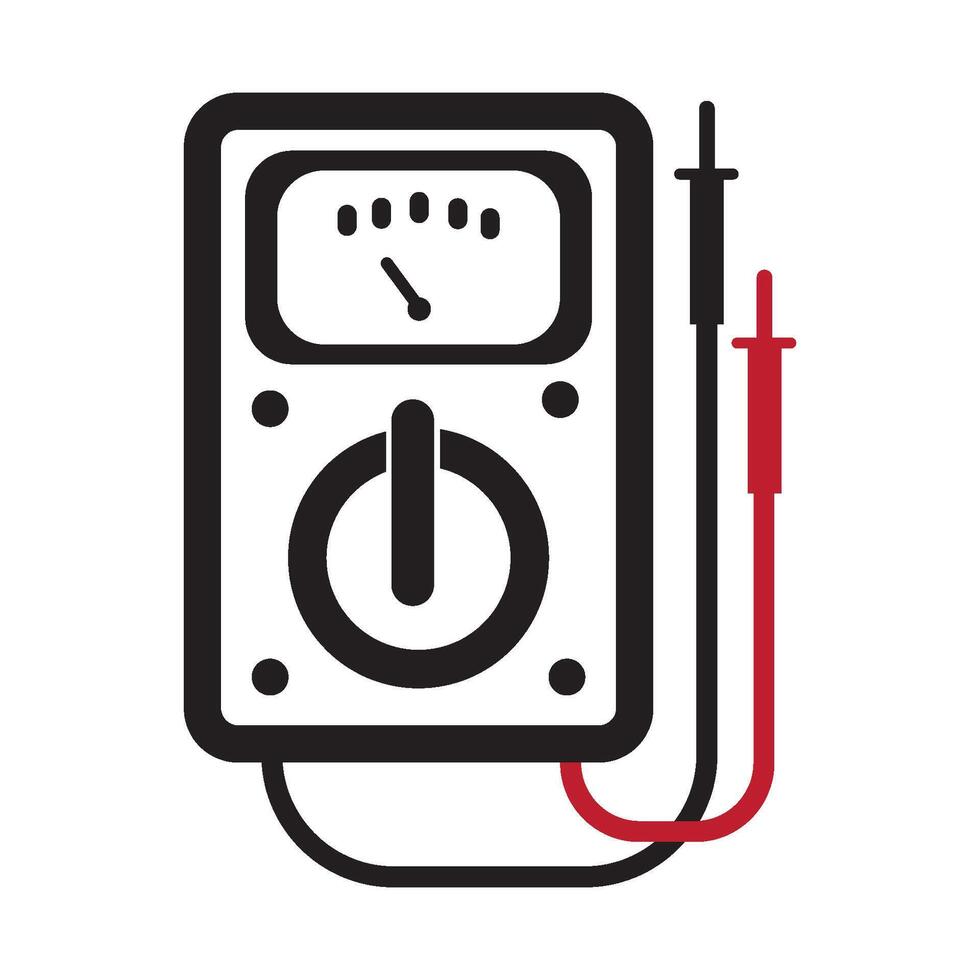 digital multimeter icon vector