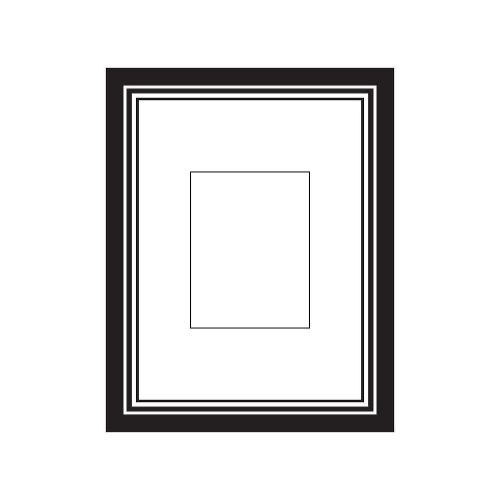 photo frame icon vector