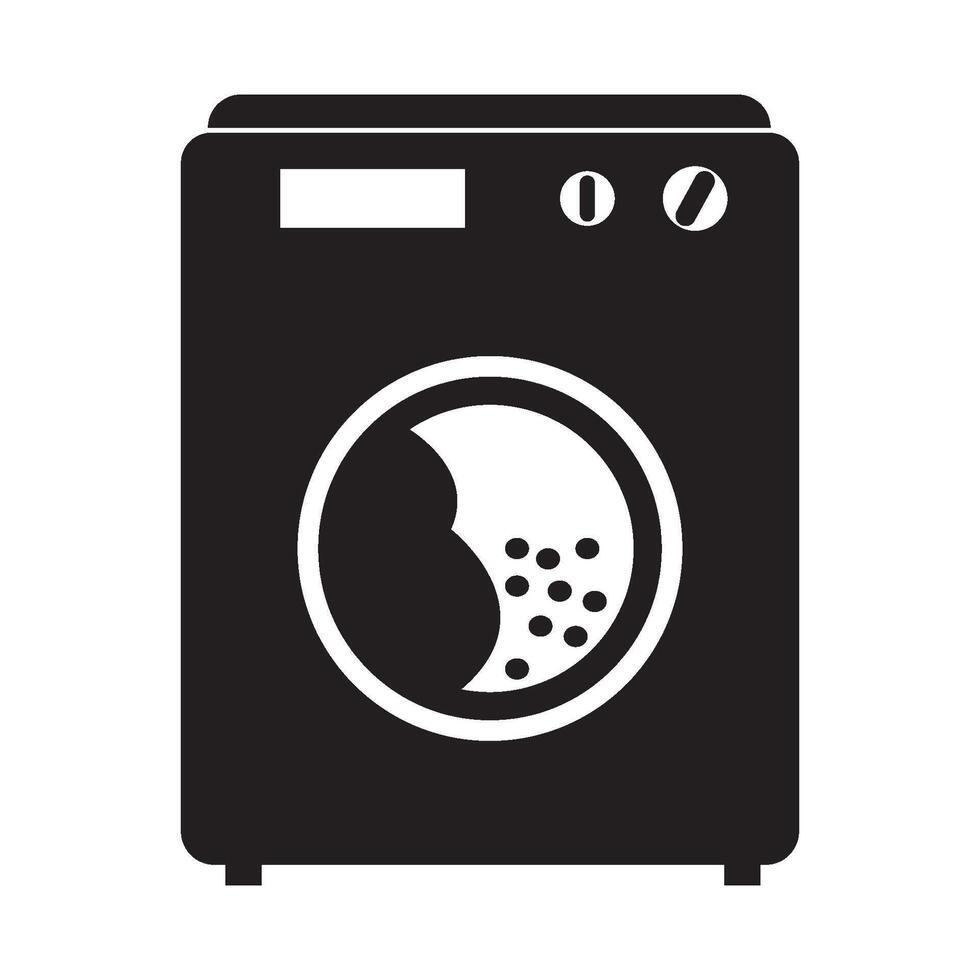 washing machine icon vector