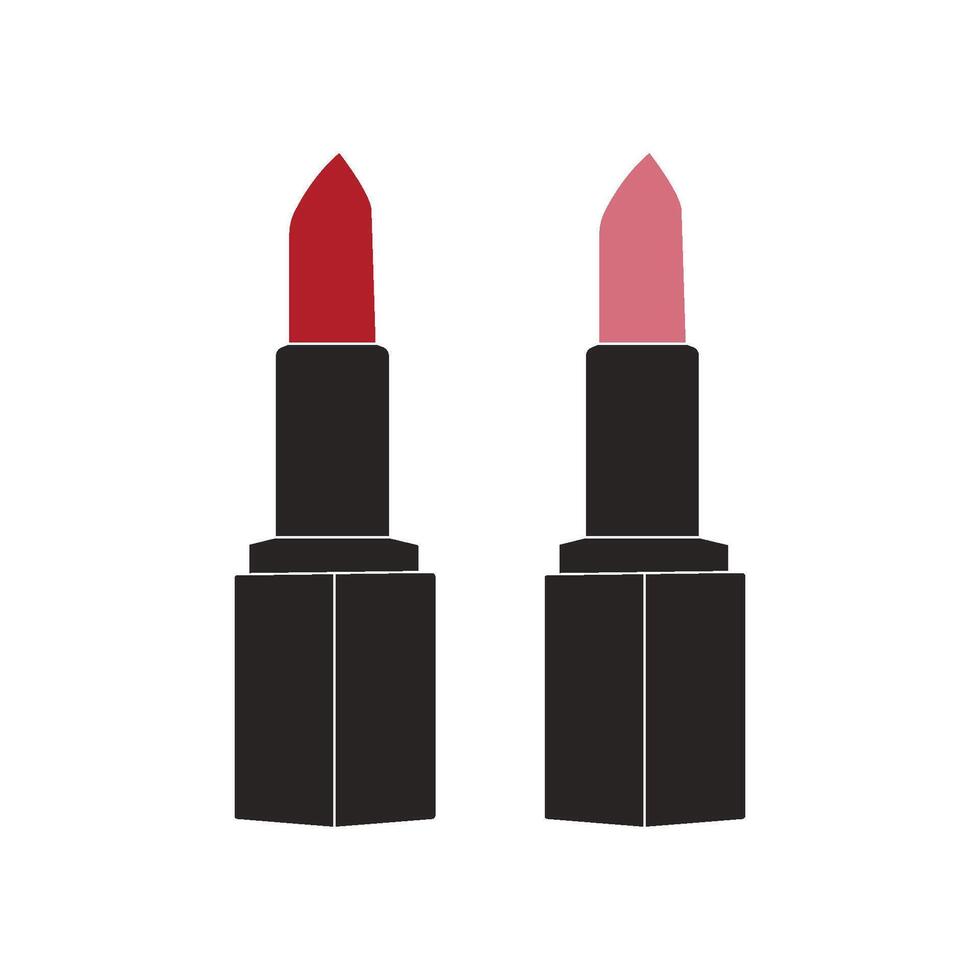 lipstick icon design vector