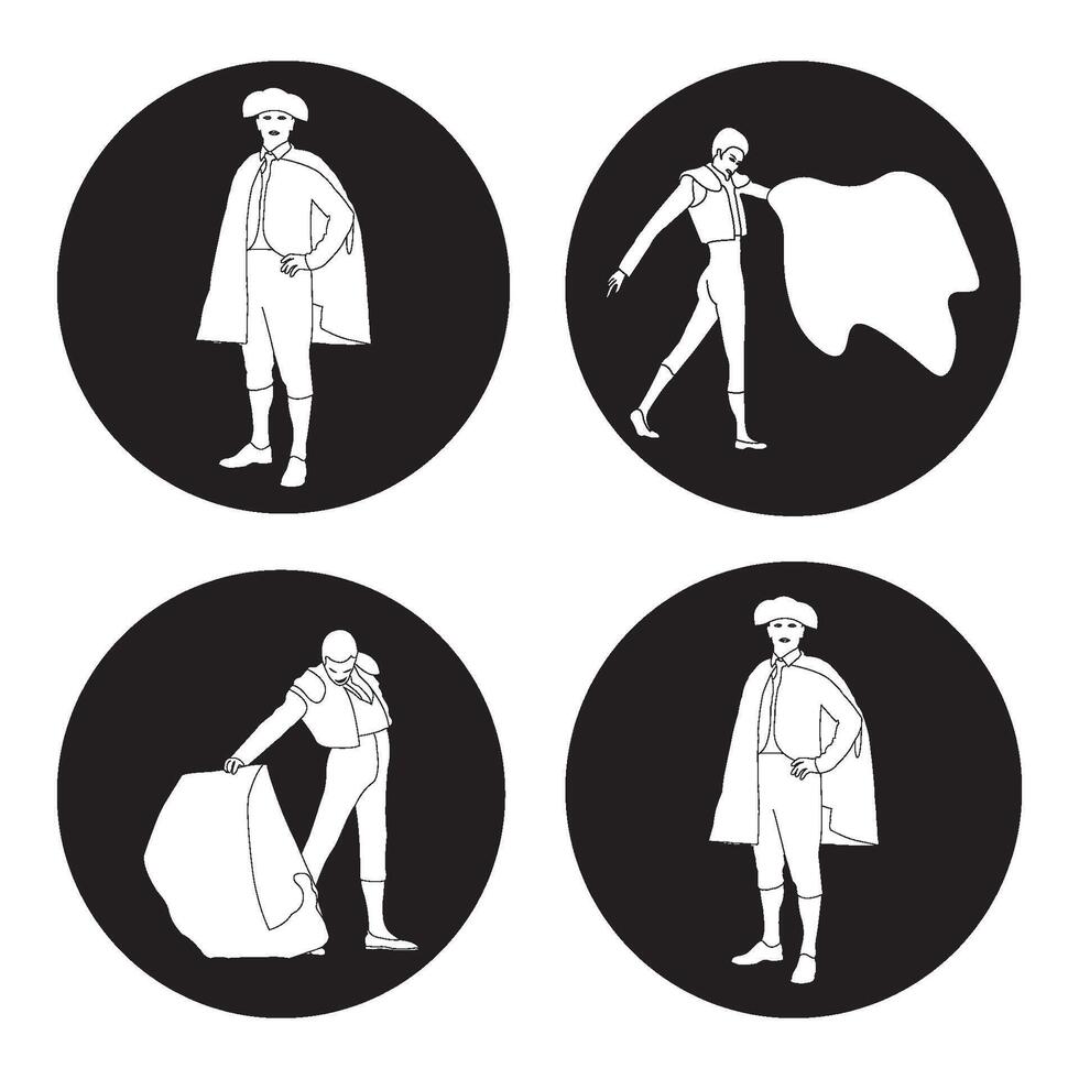 Matador icon design vector
