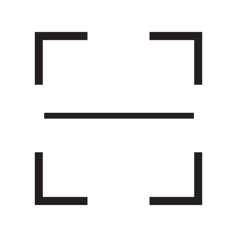 fulll screen mode icon vector