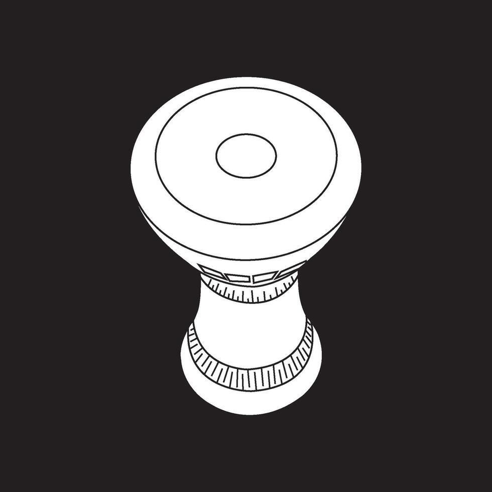 Darbuka icon design vector