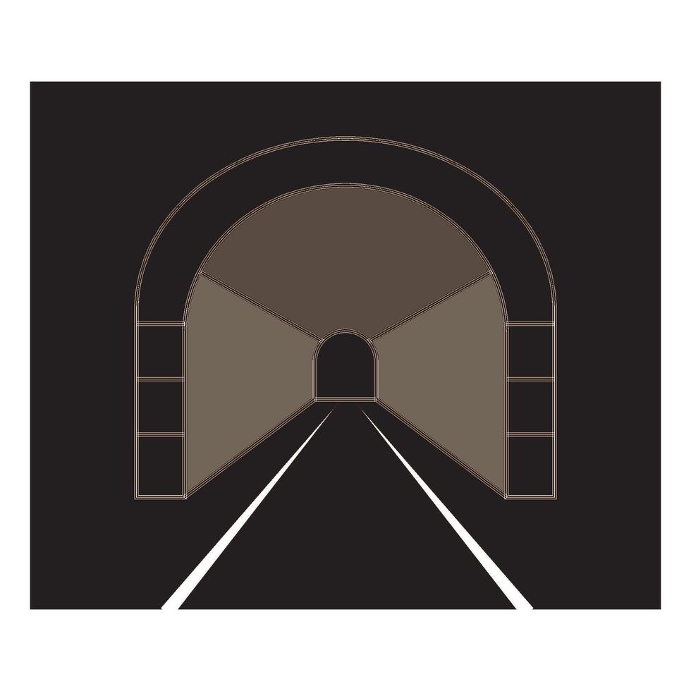 tunnel icon design vector