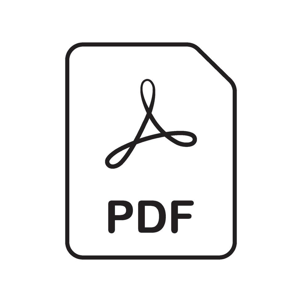 PDF icon design vector